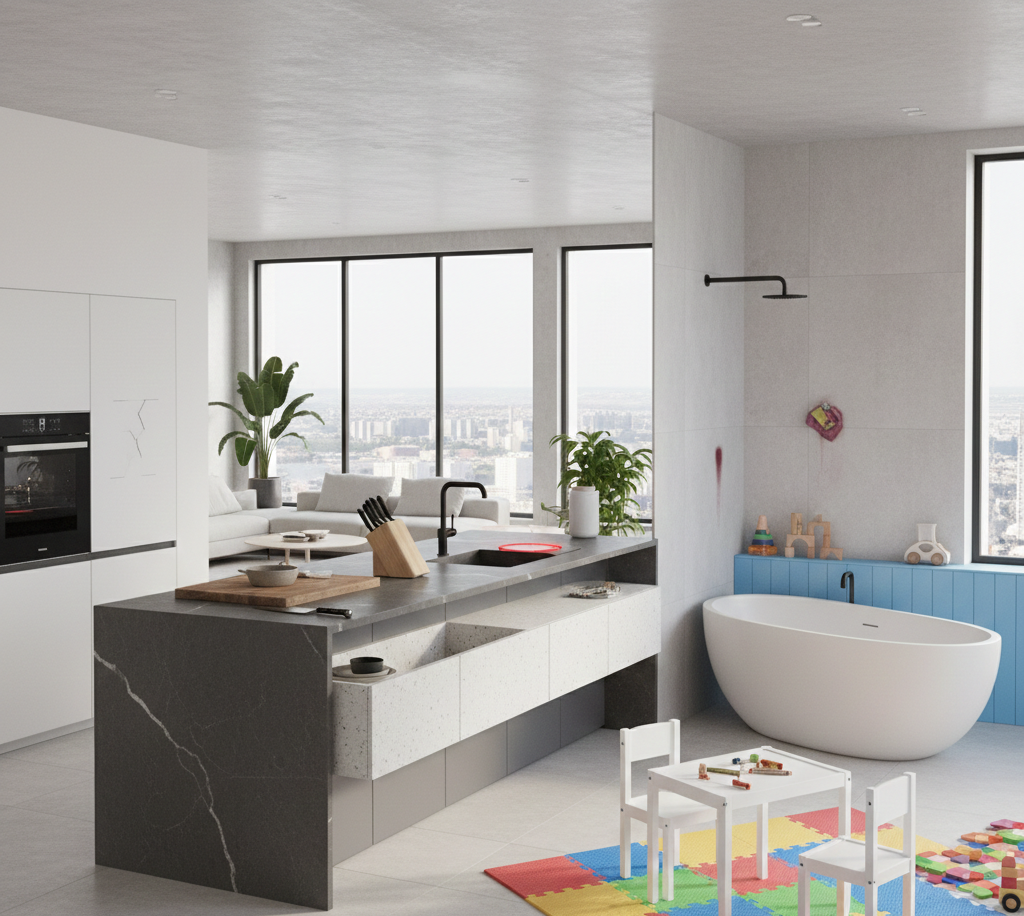 Materiales más duraderos y resistentes para espacios comerciales y hogares