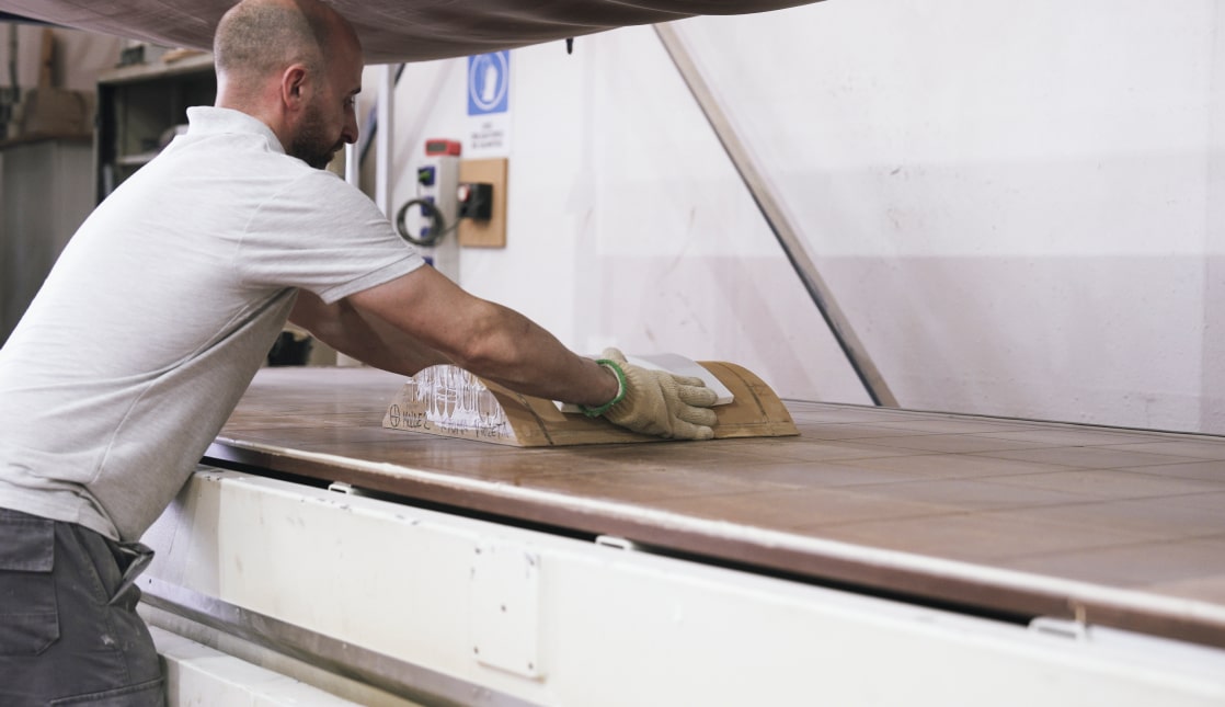 proceso de termoformado de solid surface