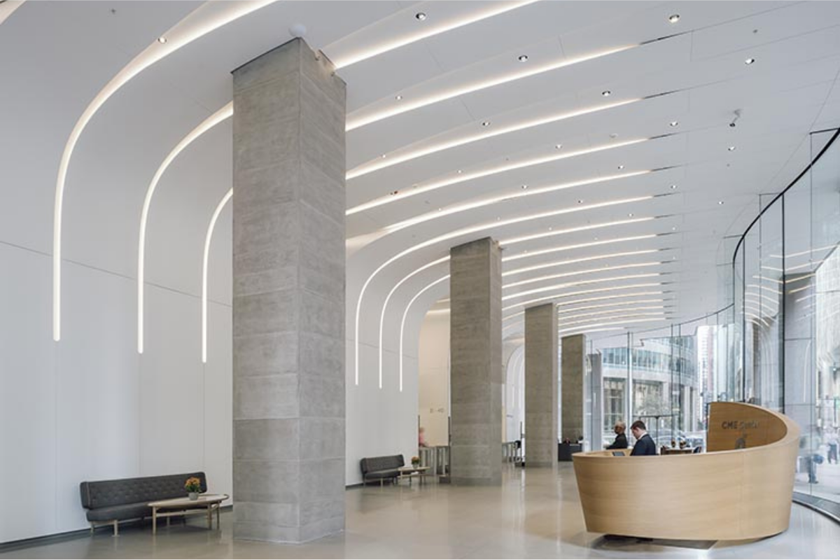 Lobby of the Chicago Mercantile Exchange