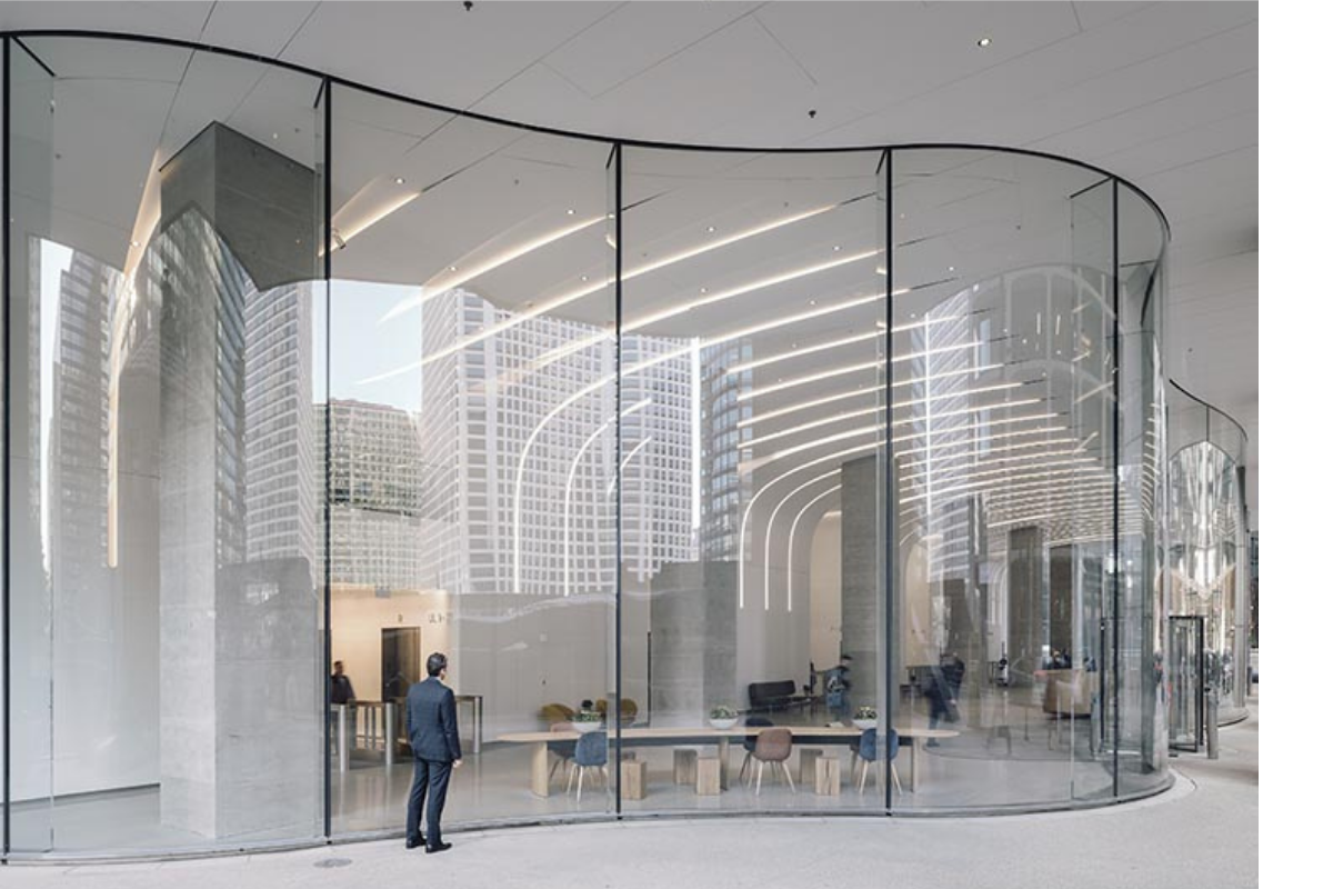 Lobby of the Chicago Mercantile Exchange